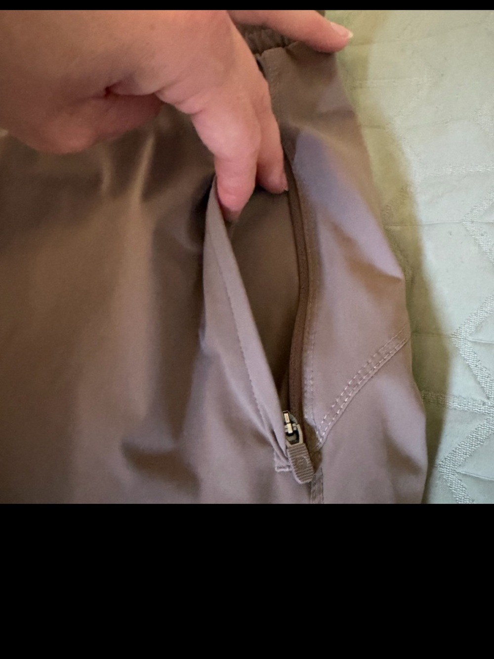Fabletics Brown Athletic Shorts with Drawstring - Picture 4 of 7